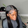 Human hair wick extensions