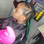 3 Feed-in Braids (stitch braids)