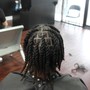 Men's braids Half head only