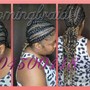 Frontal ponytail Installation