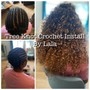 NEW-Invisible Crochet with Weft hair- Weave Install