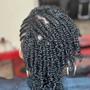 2 strand twist/ comb coils