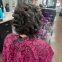 Danni’s Silk Press( natural hair only)PLEASE DETANGLE HAIR OR UP CHARGE!