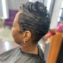 Danni’s Shampoo and Style( Relaxed Hair )