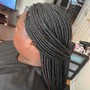 Small Traditional Box Braids(Hair Included- 1B Only)