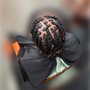 Loc Retwist w/ style