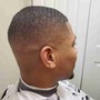 College student haircut