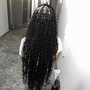 1.0 boho braids shoulder length