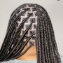 Medium knotless Braids