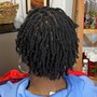 Natural Hair Comb coils ( short hair)