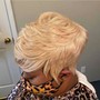 Blunt Bob quick weave with minimal leave out