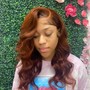 Sew-in weave removal and full service cleansing of hair