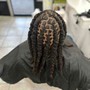 Mid-Back Goddess Locs