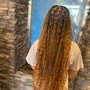 Boho knotless  Braids or goddess braids