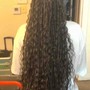 Loc Extensions depends on length w/natural hair