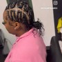 Slick back ponytail