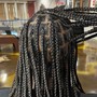 Large Knotless Box Braids