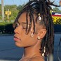 Natural hair two strand twist