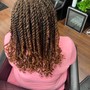 Two strand  twist/Flat twist