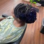 Loc Retwist Short  + Style