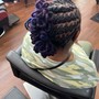 Loc Retwist Short  + Style