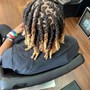 Loc Retwist Short  + Style