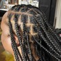 Large Knotless Box Braids