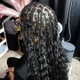 Shoulder Boho Knotless Braids