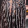 Shoulder Boho Knotless Braids