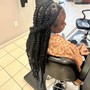 Full braids with lace frontal