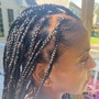 KIDS Boho Goddess Knotless Braids/ 10 & under