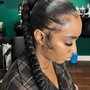 Partial Sew In, Braids