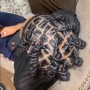 feed in braids w/Partial Sew In