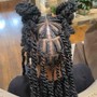 Loc retwist  +style