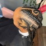 Medium feed in braids