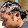 Stitch feed in Braids up to 10 braids