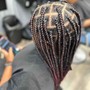 Large Knotless Braids