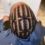 Men Cornrows w/ Designs