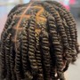 Large, medium, smedium, small and xsmall Knotless Braids