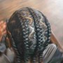 Medium Goddess Knotless Braids