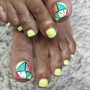 Full Set Acrylic on Toes