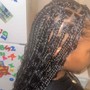 Kid's jumbo knotless Braids 10 and under