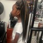 Kids cornrows natural hair