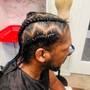 Add on svc Extension hair 6 cornrows