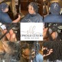 Loc Retwist | Ear Length + Shampoo (No F/S Luxxe MiRI Treatment, No Detailed Loc Style)