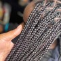 Knotless braids