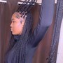 Med/ large Fulani Braids