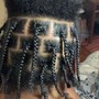 Large Knotless Braids