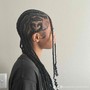 Large Knotless Braids