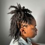 KIDS RETWIST W/ STYLE (UNDER CUT OR MOHAWK)